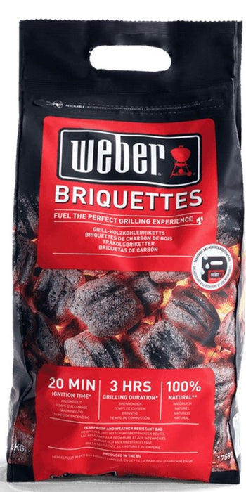 BARBECUE BRIQUETTES 4KG WEBER 17590