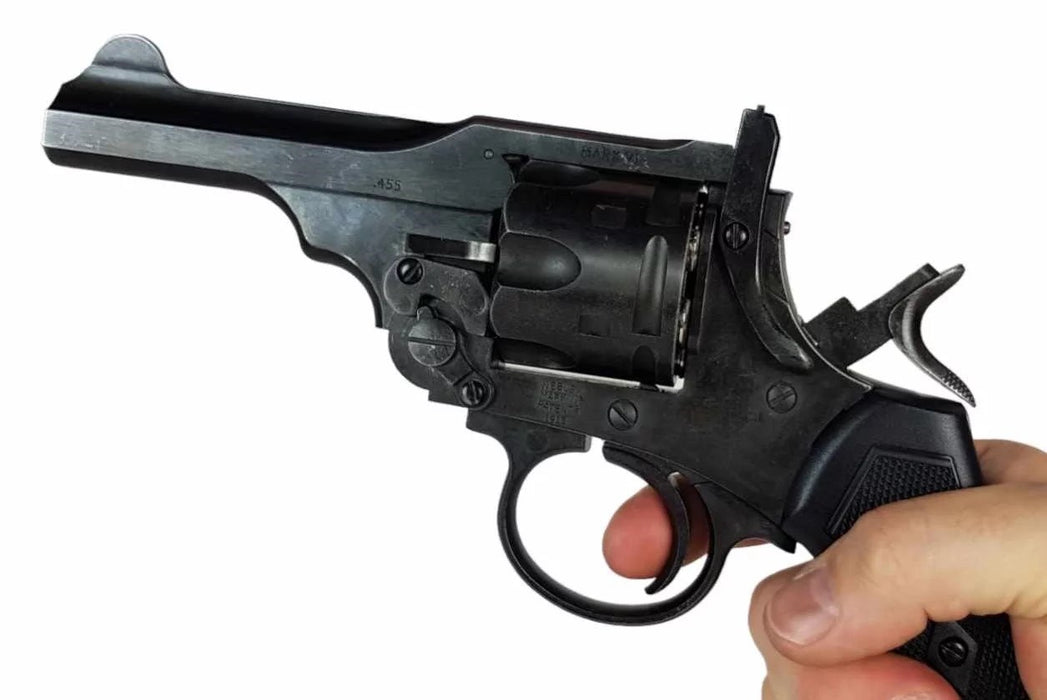 WEBLEY MKVI .455 Police cal.5.5 mm Diabolo cartridge revolver 6-shot. 4’ barrel CO2 Battlefield Ekp to17J