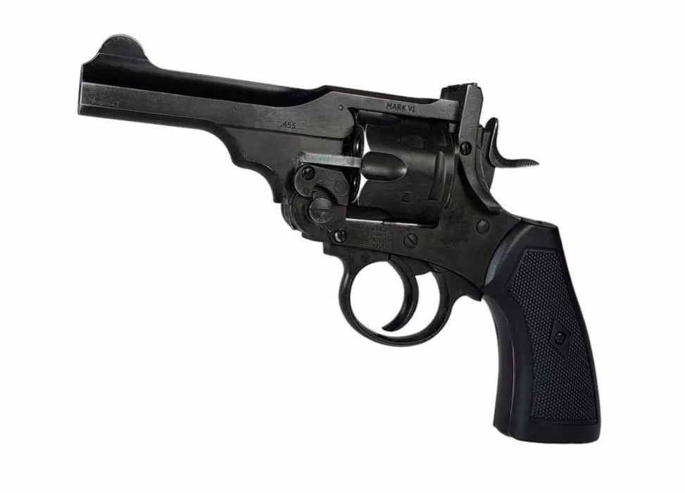 WEBLEY MKVI .455 Police cal.5.5 mm Diabolo cartridge revolver 6-shot. 4’ barrel CO2 Battlefield Ekp to17J