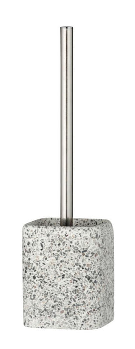 WC K-KT HOLDER AND BRUSH TERRAZZO WHITE