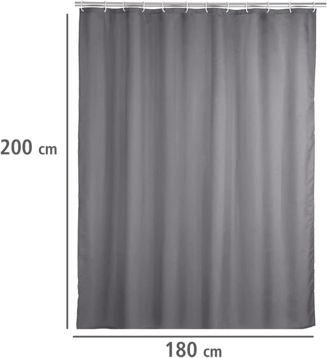 BATHROOM CURTAIN ANTI-BACTERIAL GRAY