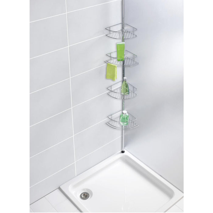 CORNER BATHROOM SHELF DOLCEDO CHROME