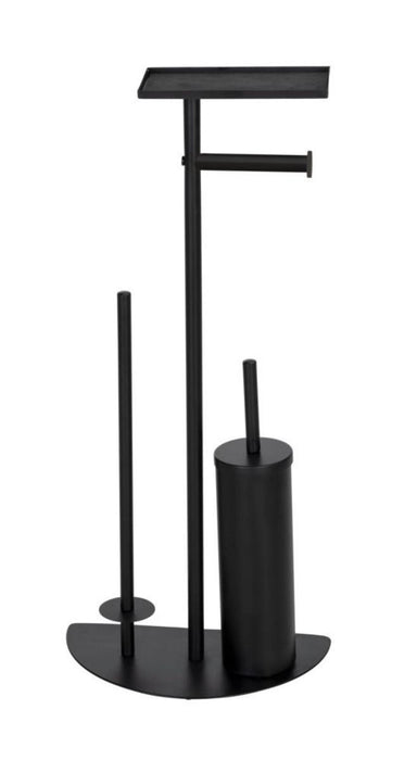 K-KT STAND FOR WC BRUSH AND PAPER BLACK
