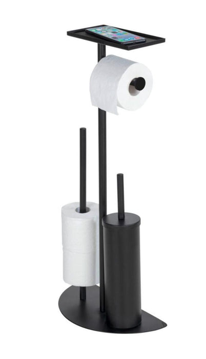 K-KT STAND FOR WC BRUSH AND PAPER BLACK