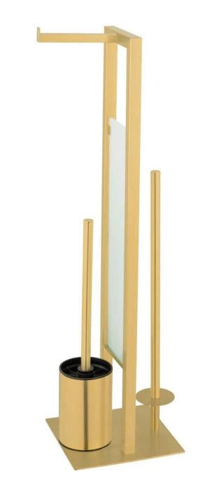 K-KT HOLDER FOR WC BRUSH AND PAPER GOLD