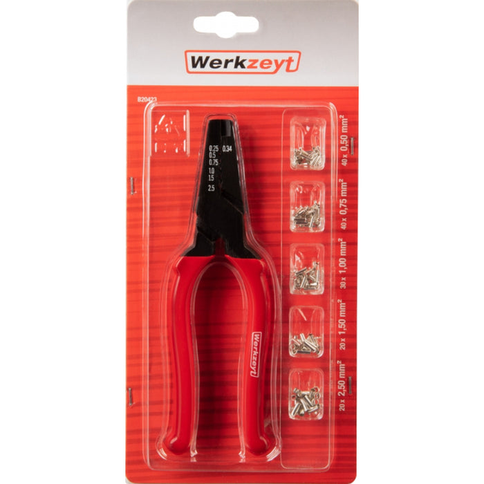 CRIMPING PLIERS FOR CABLE BUSHINGS WERKZEYT