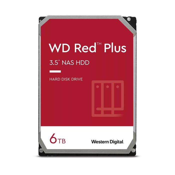 Hard drive WD Red Plus, 6TB NAS, 3.5", 256MB, 5400RPM, WD60EFPX