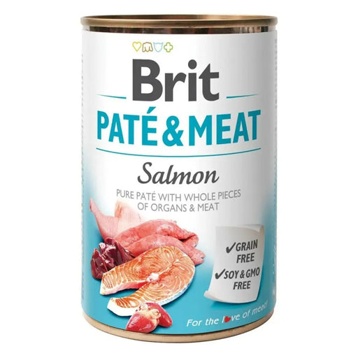 Wet food Brit Chicken Salmon 400 g - Хранене на домашни любимци<<<Домашни Животни<<<Дом Градина<<<BigBuy&&&Wet