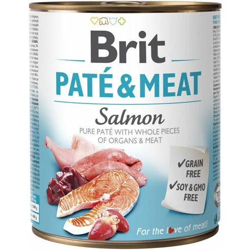 Wet food Brit Chicken Salmon 800 g - Хранене на домашни любимци<<<Домашни Животни<<<Дом Градина<<<BigBuy&&&Wet