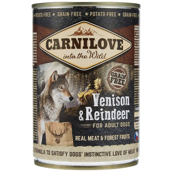 Wet food Carnilove Wild Wet Venison & Reindeer Deer Reindeer 400 g - Домашни Животни<<<Дом Градина<<<BigBuy&&&Хранене
