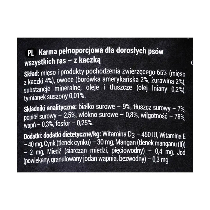 Wet food Dolina Noteci Rafi Blueberry Duck 400 g - Хранене на домашни любимци<<<Домашни Животни<<<Дом