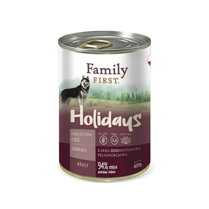 Wet food Family First FF-19012 Apple Wild Boar Goose 400 g - Хранене на домашни любимци<<<Домашни Животни<<<Дом