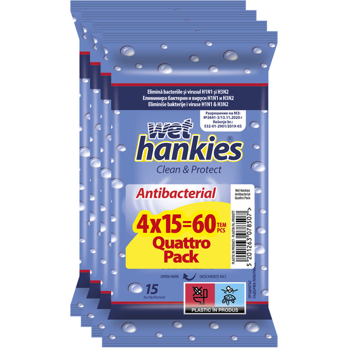 WET HANKIES CLEAN 15 BR 2+2