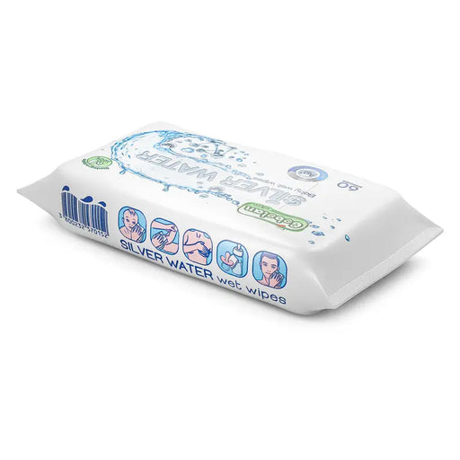 WET TOWELS SILVER WATER 60 PCS BEBELAN - Домакински продукти<<<Домашни потреби<<<Кухня<<<Praktiker