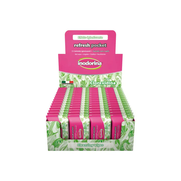 Wet Wipes for Pets Inodorina - Домашни Животни<<<Дом Градина<<<BigBuy&&&Здраве и хигиена<<<Домашни Животни<<<Дом