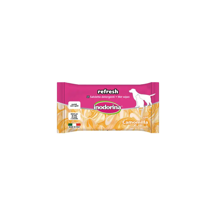 Wet Wipes for Pets Inodorina Refresh 24 Units - Домашни Животни<<<Дом Градина<<<BigBuy&&&Здраве и хигиена<<<Домашни