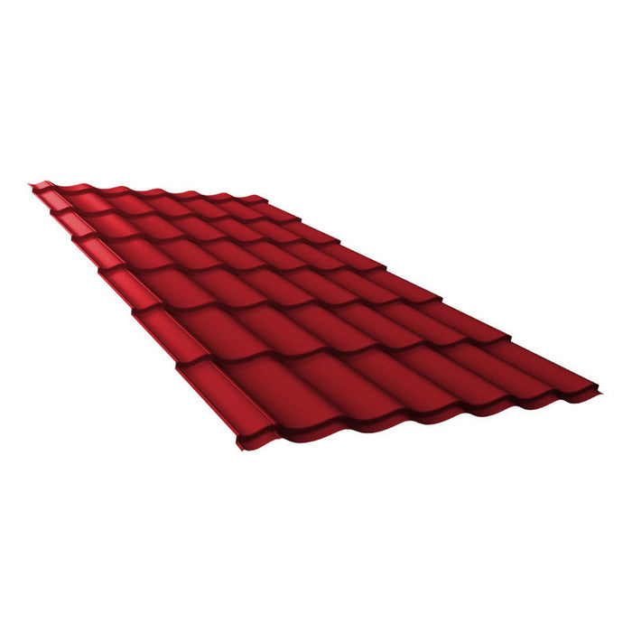 METAL TILES WETTERBEST CLASSIC RED 120x119 CM