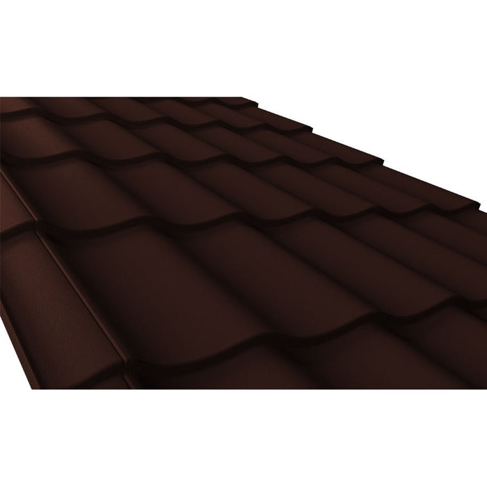 METAL TILES WETTERBEST CLASSIC BROWN 120X119 CM