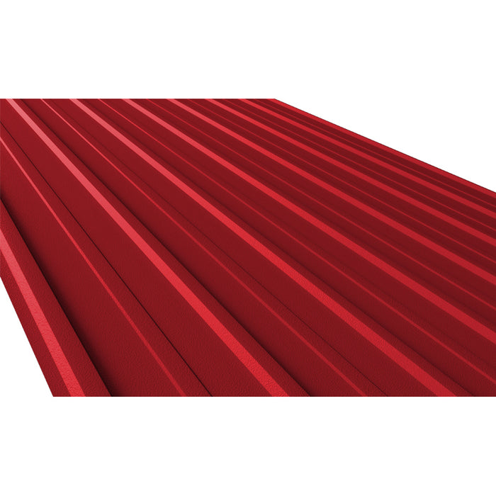 TRAPEZOIDAL SHEET WETTERBEST W10 RED 0.92X2 M