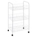 WHEEL RACK 3 TIER WHITE INTRADEDEPO - Шкафове стелажи и гардероби<<<Домашни потреби<<<Кухня<<<Praktiker