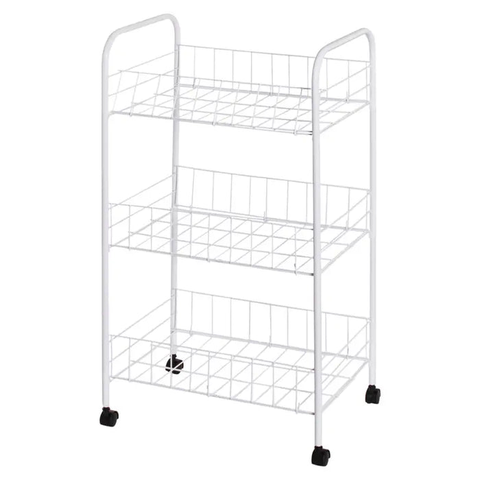 WHEEL RACK 3 TIER WHITE INTRADEDEPO - Шкафове стелажи и гардероби<<<Домашни потреби<<<Кухня<<<Praktiker