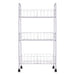 WHEEL RACK 3 TIER WHITE INTRADEDEPO - Шкафове стелажи и гардероби<<<Домашни потреби<<<Кухня<<<Praktiker