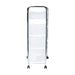 WHEEL RACK 4 LEVELS METAL 88X45X34CM HORECANO - Шкафове стелажи и гардероби<<<Домашни потреби<<<Кухня<<<Praktiker
