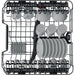Whirlpool WIO 3T333 E 6.5 Fully built-in 14 place settings D - Built-in dishwashersAGD-ZMZ<<<Home Appliance