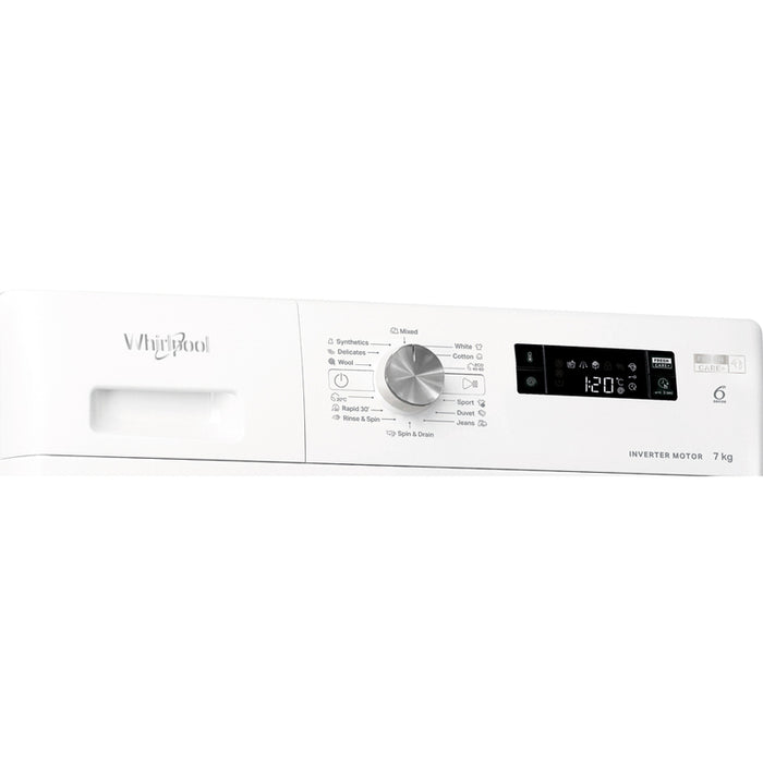 Washing machine WHIRLPOOL FFS 7469 W EE, 7 kg, 1400 rpm.