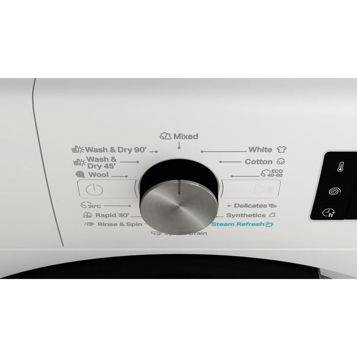 Washing machine with dryer WHIRLPOOL FFWDB 864349 BV EE, 8/6 kg, FreshCare+, 1400 rpm.