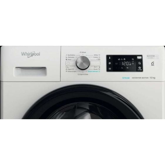 Washing machine WHIRLPOOL FFB 10469 BV EE, 10 kg, 6th Sense, 1400 rpm.
