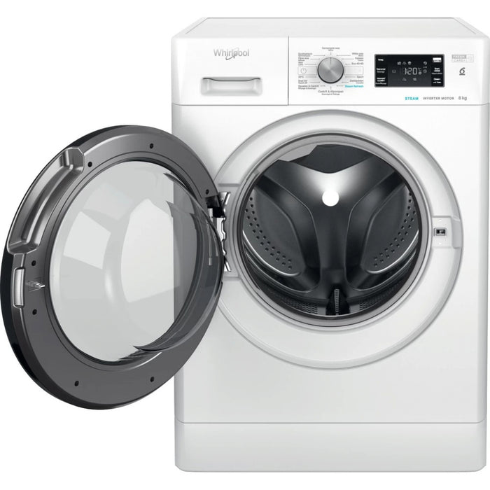 Washing machine Whirlpool FFB 8469 BV EE, 1400 rpm, 8.00 kg, A, White