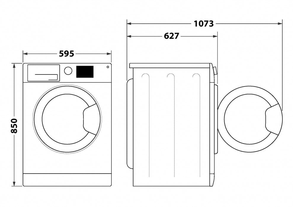 Washing machine WHIRLPOOL FFB 9489 WV EE, 9 kg, 1400 rpm, 6th SENSE, FreshCare+