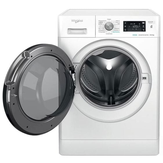 Washing machine with dryer WHIRLPOOL FFWDB 864349 BV EE, 8/6 kg, FreshCare+, 1400 rpm.