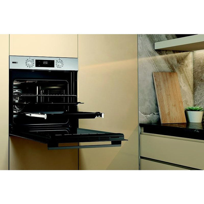 Built-in oven Whirlpool OMSK58HU1SX, 71, Hydrolitic, Push buttons, A+