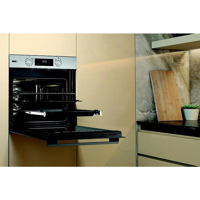 Built-in oven Whirlpool OMSK58HU1SX, 71, Hydrolitic, Push buttons, A+