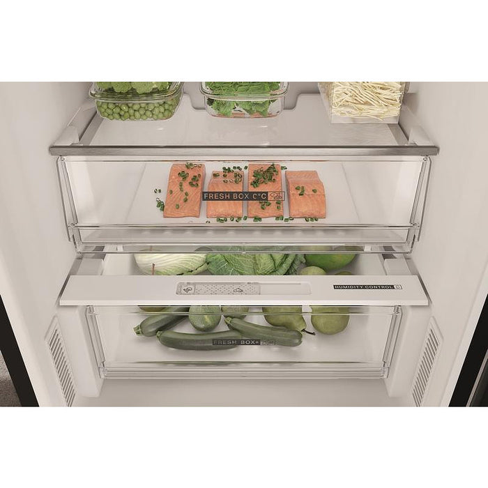 Refrigerator with freezer Whirlpool W7X 82O K*** , 335 l, E , No Frost , Black