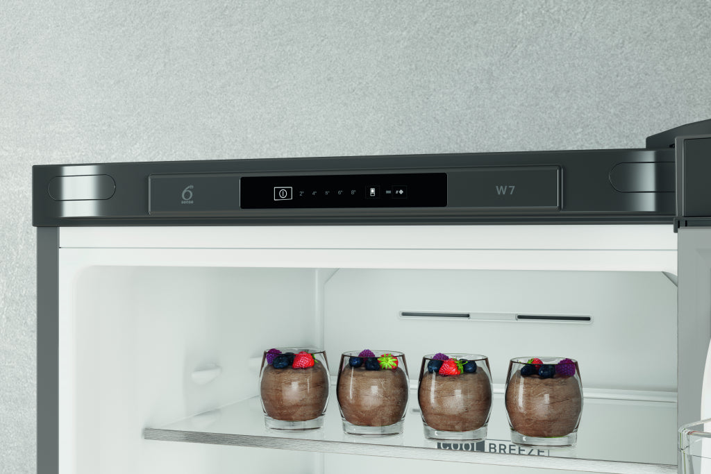 Refrigerator with freezer Whirlpool W7X 82I OX*** , 335 l, E , No Frost , Inox