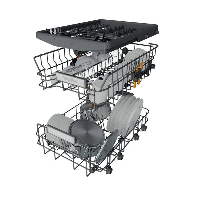 Built-in dishwasher WHIRLPOOL WH6IA10BS7L0, 45 cm, 6TH Sense