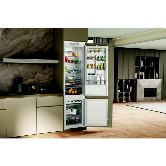 Built-in refrigerator WHIRLPOOL WHC20D013D1, 300 l, 6th SENSE, 195 cm