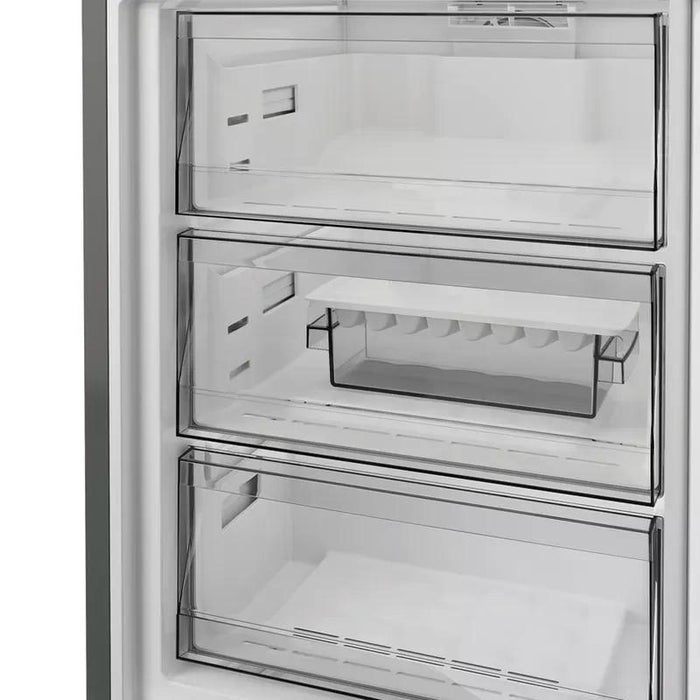 Refrigerator with freezer Whirlpool WHK 22412 X5EA, 415 l, D, No Frost, Stainless steel