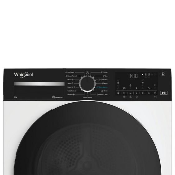Dryer WHIRLPOOL WP B9X WBS EE, 9 kg, 6th SENSE, Heat pump