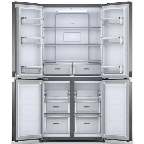 Side-by-Side Refrigerator Whirlpool WQ9 E2L EF, 610 l, E, No Frost, Stainless Steel
