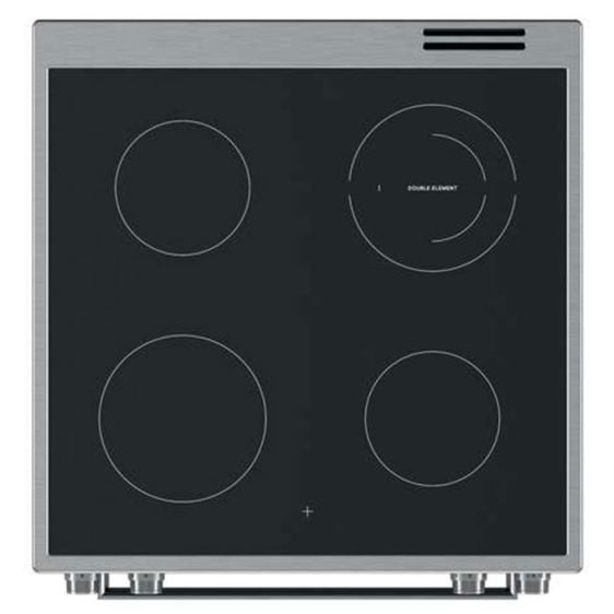 Cooker (electric) Whirlpool WS68V8CCXT***, INOX, Ceramic