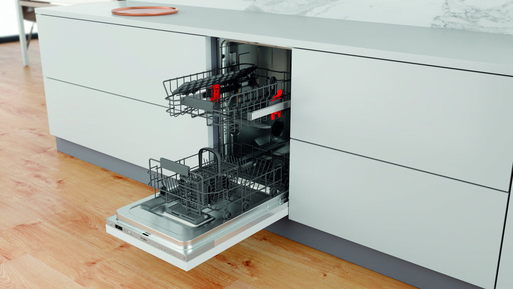 Built-in dishwasher Whirlpool WSIC 3M27+ 2x Fairy Platinum Plus 59 pieces
