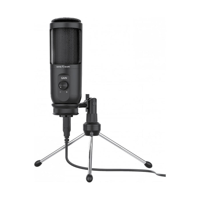 Microphone with adjustable stand WHITE SHARK DSM-03 TAUS USB interface, cardioid