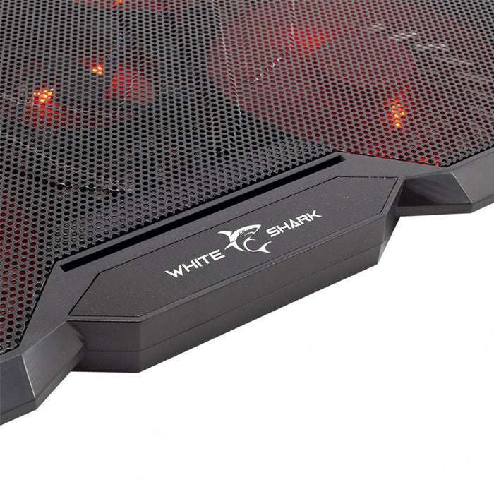 Cooler with adjustable fans WHITE SHARK GCP-29 ICE WIZARD red LED backlight