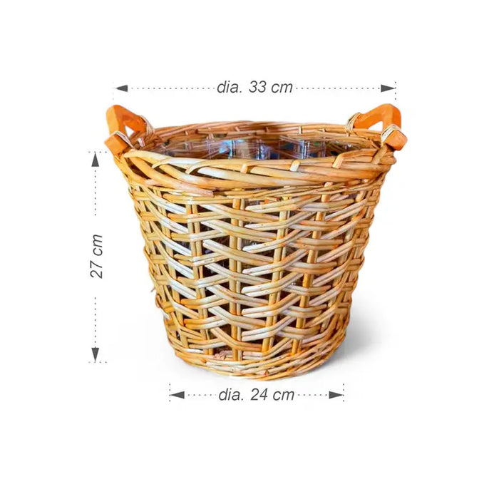 WICKED BASKET L 27X33CM GARDEN STAR HD-10875-L - Саксии<<<Саксии кашпи и цветарници<<<Градина<<<Praktiker