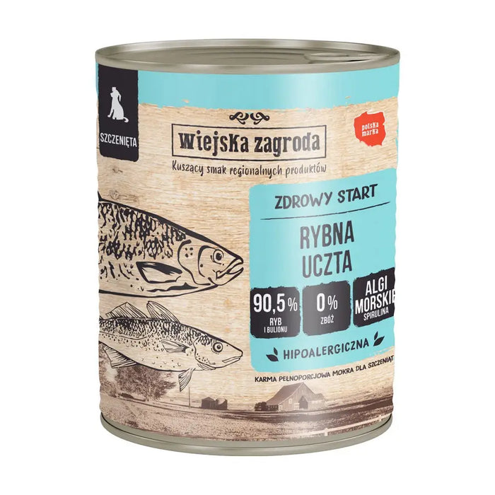 WIEJSKA ZAGRODA Fish Feast Puppy - wet dog food - 800g - Wet foodDLP-KAM<<<For the dogDLP<<<ActionPL