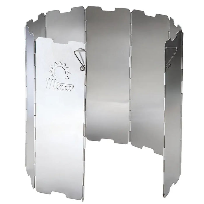 Wind shield for a camping stove burner - silver - Others<<<HurtelXML